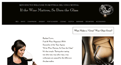 Desktop Screenshot of bottegadelvinocrystal.com